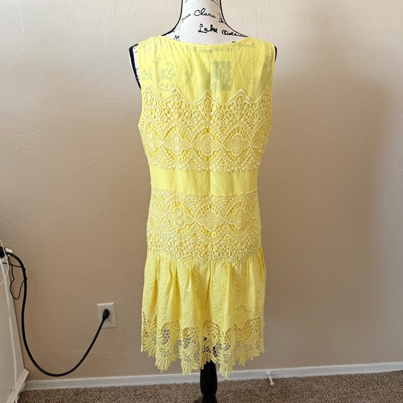 Ali Ro Yellow Lace Dress 
Size 10 - Picture 4 of 6